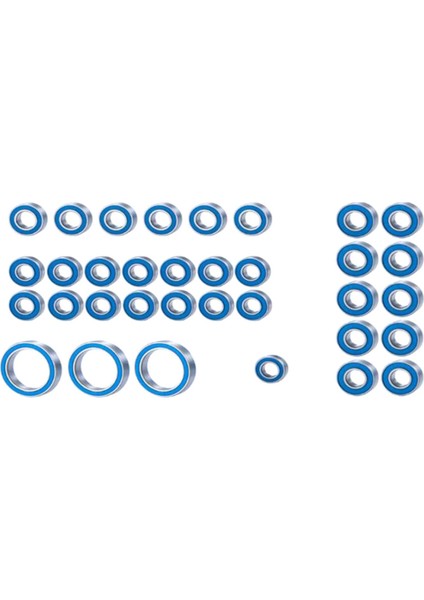 55PCS 1/10 Traxxas-Trx6 Rc Için Kauçuk Mühürlü Top Yatak Kiti Parça Aksesuarları Yükseltmeleri (Yurt Dışından) indirimleri