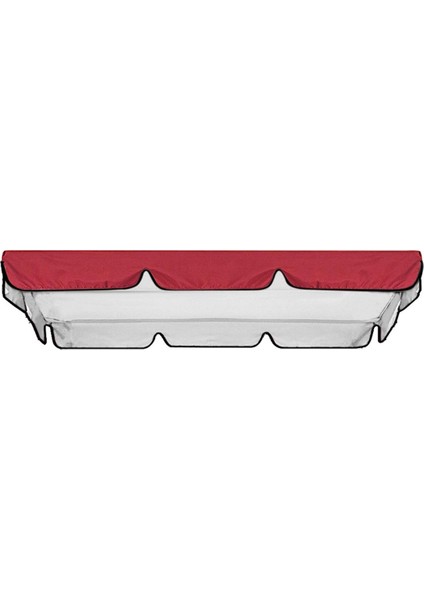 Açık Salıncak Üst Kapak Sandalye Kapağı Güneş Gölgelik Kapak Salıncak Yağmur Barınağı Su Geçirmez Mobilya Kapağı Kırmızı (Yurt Dışından)