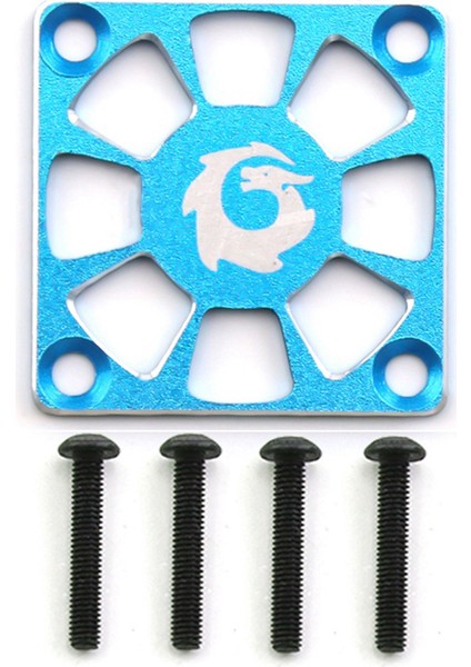 Alüminyum Alaşım Soğutma Fanı Kapağı 30X30MM Rc Motor Esc Elektrik Düzenleme Fan Koruma Kapağı, Mavi (Yurt Dışından)