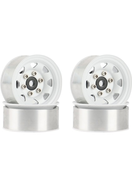 4pcs 1.55 Metal Beadlock Wheel Jant Hub 1/10 Rc Craıl Araç Axıal Yomı Jr 90069 RC4WD D90 Tf2 Tamiya CC01 LC70 Mst, 1 (Yurt Dışından)