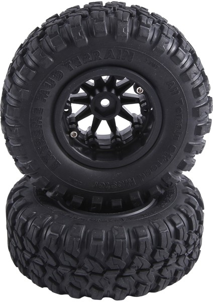 4pcs 118X44MM 2,2 Inç Kauçuk Lastikler ve Plastik Beadlock Tekerlek Jant 1:10 Rc Rc Rock Trawler Axial SCX10 RR10 Rc Araba, Siyah (Yurt Dışından) fırsatları