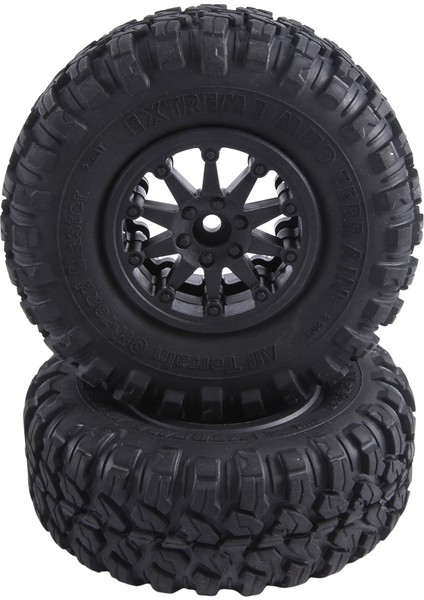 4pcs 118X44MM 2,2 Inç Kauçuk Lastikler ve Plastik Beadlock Tekerlek Jant 1:10 Rc Rc Rock Trawler Axial SCX10 RR10 Rc Araba, Siyah (Yurt Dışından) indirimleri