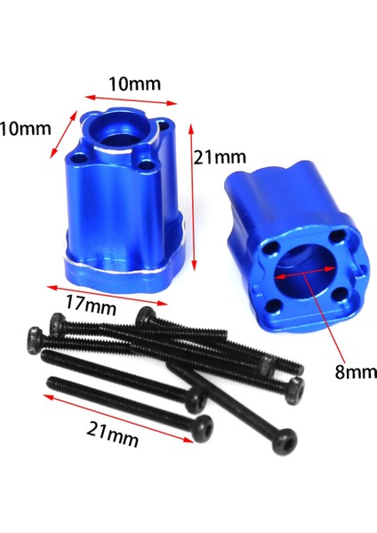 Rc Araba Yükseltme Arka Kupa Kiti Losi Için 1/18 Mini Lmt 4x4 Fırça Canavar Kamyon Rc Araba Yükseltme Parçaları Mavi (Yurt Dışından) fiyatları