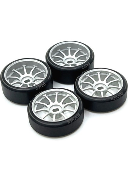 4pcs Wltoys Için Sert Plastik Sürüklenme Lastik Metal Tekerlek Jant 284131 K969 K989 P929 Mini-Z 1/28 Rc Araba Yükseltmeleri Parçalar, 2 (Yurt Dışından)