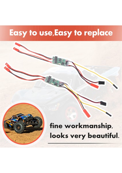 Çift Yollu Çift Yönlü Fırça Esc 2s-3s Lıpo 5A Esc Rc Model Tekne/tank 130 180 Fırçalı Motor, 2 Pcs Için Hız Kontrolü (Yurt Dışından) indirimleri