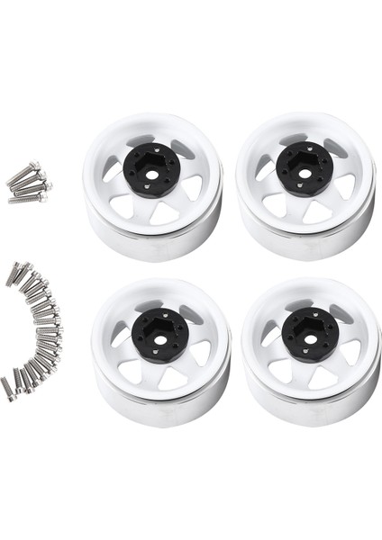 4pcs Derin Yemek 1.9 Inç Metal Beadlock Tekerlek Göbek Jant 1/10 Rc Praw. (Yurt Dışından)