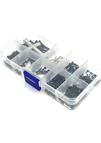 159PCS Metal Yükseltme Retrofit Vidalı Tool Kutusu Scy Için 1/16 16101 16201 Jjrc Q130A Q130B Rc Araç Parçaları (Yurt Dışından)