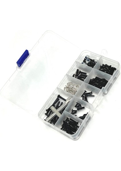 159PCS Metal Yükseltme Retrofit Vidalı Tool Kutusu Scy Için 1/16 16101 16201 Jjrc Q130A Q130B Rc Araç Parçaları (Yurt Dışından) modelleri