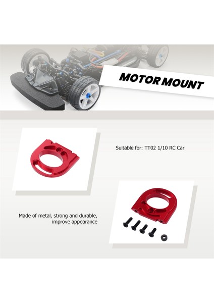 Tamiya Tt-02 TT02 Için Metal Motor Montajı 1/10 Rc Araba Yükseltme Parçaları (Yurt Dışından) fiyatları