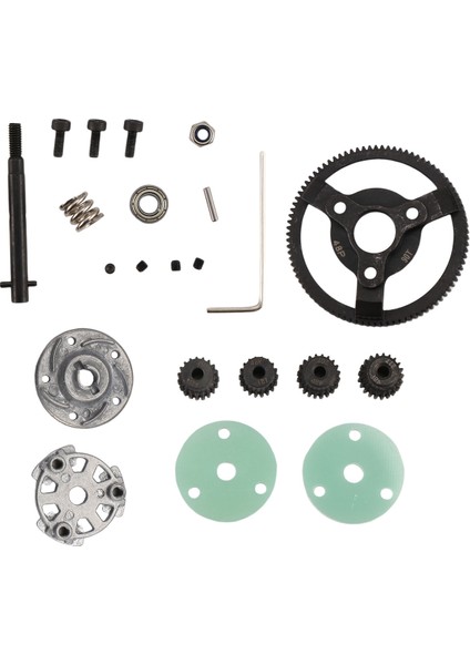Metal 0.8m 48P Spur Dişli ve Pinyonlar Varlık Setleri Rustler/slash 2WD 1/10 Rc Araç Model Parçaları 90T (Yurt Dışından)