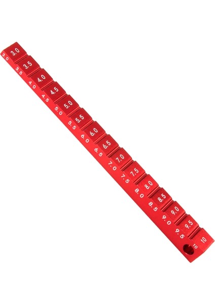 Ayarlanabilir Hükümdar Ayarlama Rc Araba Sürüş Yüksekliği 3-10MM ve Tekerlek Jant Kamber Aletleri Rc Araba Parçası Kırmızı (Yurt Dışından)