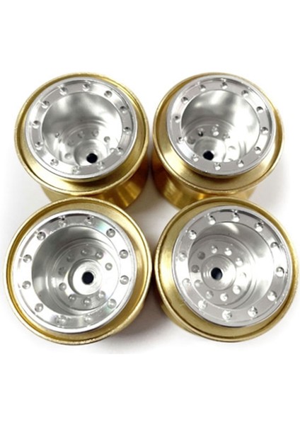 4pcs Pirinç Kelepçe Halkası Metal 1.0 Tekerlek Jant Tekerlek Göbeği FCX24 Max Smasher 1/24 Rc Paletli Araba Yükseltme Parçaları, 2 (Yurt Dışından)