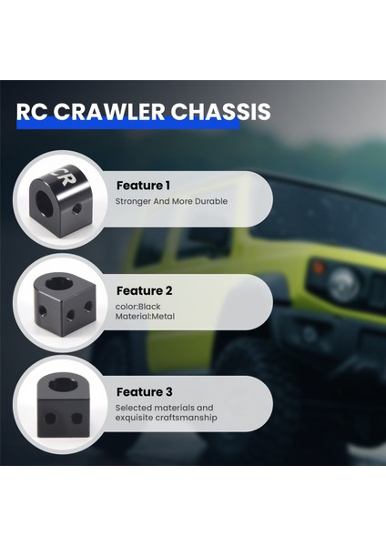 Lcg Alt Ağırlık Merkezi Metal Gövde Post Montajı 1/10 Rc Craıl Araç Axıal SCX10 I Iı Iıı Capra Caprames Parçaları, 1 (Yurt Dışından) fırsatları