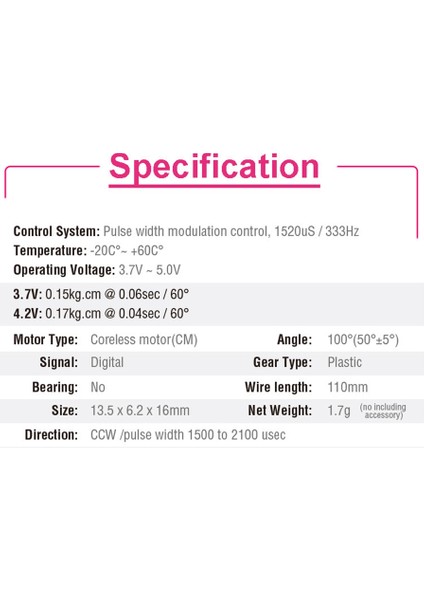 Afrc D1302 Mını 1.7g Büyük Tork Mini Dijital Servo Jst1.0 Rc Model Drone Uçak Helikopteri (Yurt Dışından) fırsatları