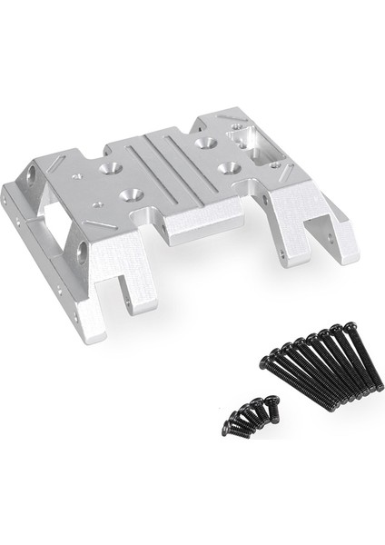 Rc Araba Yükseltme Orta Dalga Kutusu Alt Plaka 1/12 MN128 MN86 G500 Rc Araç Parçaları Gümüş (Yurt Dışından)