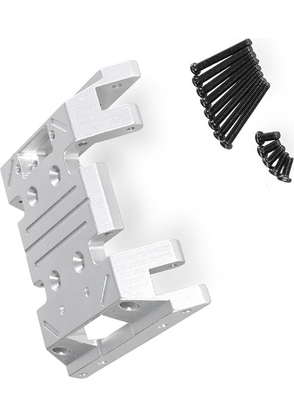 Rc Araba Yükseltme Orta Dalga Kutusu Alt Plaka 1/12 MN128 MN86 G500 Rc Araç Parçaları Gümüş (Yurt Dışından) modelleri