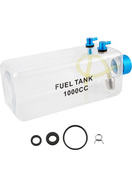 Yakıt Deposu Petrol Şeffaf Plastik Şişe 1000CC Cnc Rc Gaz ve Nitro Uçak Için (Yurt Dışından)