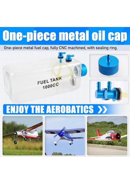 Yakıt Deposu Petrol Şeffaf Plastik Şişe 1000CC Cnc Rc Gaz ve Nitro Uçak Için (Yurt Dışından) indirimleri