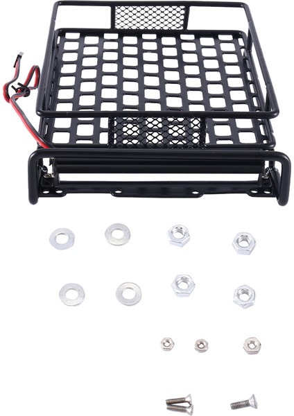Metal 170X110MM Bagaj Taşıyıcı Çatı Rafı Tamiya CC01 CR01 RC4WD D90 Eksenel SCX10 1/10 Rc Trawler Araba (Yurt Dışından) modelleri