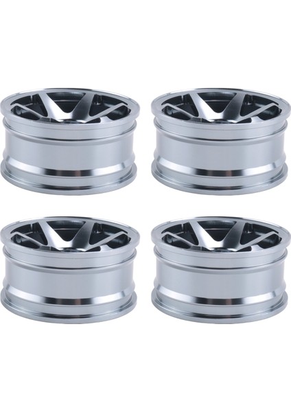 4p Alüminyum Alloy6 Rc Için Tekerlek Jantını Tekerlek Jant 1/10 Yolda 1052 Drift Sakura TE37+, Gri (Yurt Dışından)