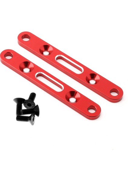 Alüminyum Alaşım Ön Arka Kol Kodu ARA320589 Arrma Için ARA320590 1/8 Mojave Rc Araba Yükseltilmiş Aksesuarlar Kırmızı (Yurt Dışından)