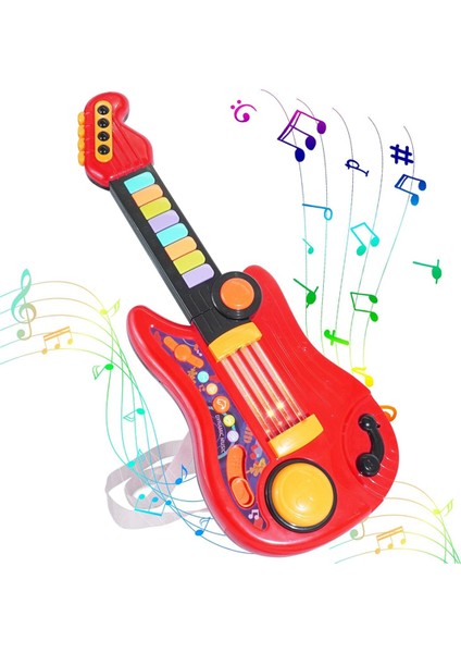 Çocuk Gitar ve Yürümeye Başlayan Çocuk Piyano 2 Inç Için 1 Gitar 3-5 Yeni Başlayanlar Için Kayış Oyuncak Gitar Çocuklar Hediyesi (Yurt Dışından) fiyatları