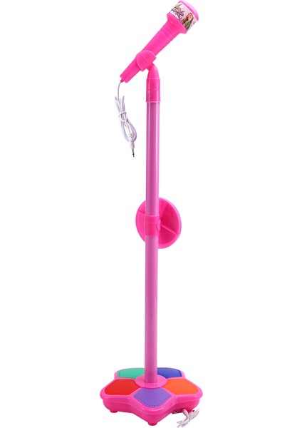 Çocuk Mikrofonu Hafif Stand Oyuncak, Yüksekliğe Göre Ayarlanabilir Mikrofon, Beyin Eğitimi Eğitim Oyuncakları Doğum Günü Hediyesi Pembe (Yurt Dışından) modelleri