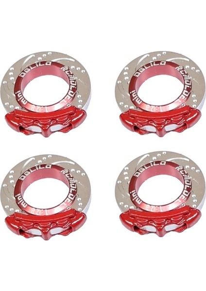 Dglo 4pcs Metal Fren Kaliper Fren Diski 1/28 Rc Drift Touring Car Wltoys K969 K989 Mini-Q Mini-Z Mini-D Yükseltme Parçaları (Yurt Dışından)