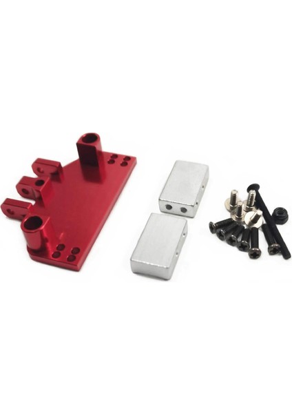 MN86 MN128 Rc Araç Yükseltme Parçaları Servo Montaj Ön Bağlantı Çubukları Braket Montaj Set Aksesuarları Parçaları Kırmızı (Yurt Dışından)