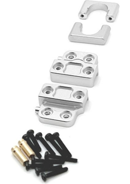 Mn 1/12 MN82 LC79 Rc Otomobil Yedek Parçaları Metal Yükseltilmiş Arka Aks Yay Bağlantıları Kiti Gümüş (Yurt Dışından) fırsatları
