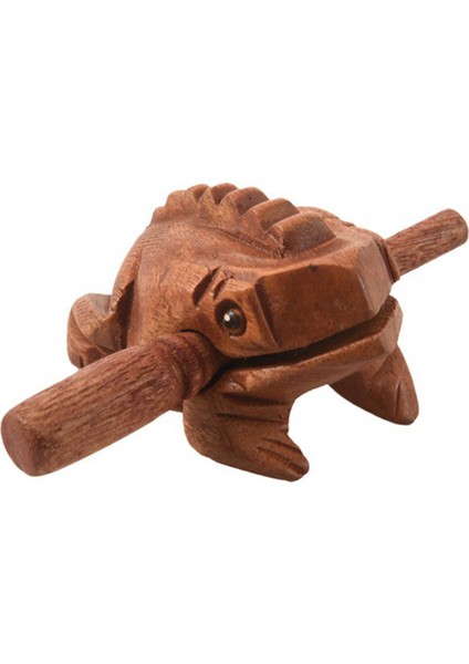 Oyma Gözlü Ahşap Perküsyon Müzikal Ses Ahşap Kurbağa Ton Blok Oyuncaklar (Yurt Dışından)