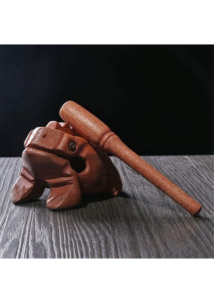 Oyma Gözlü Ahşap Perküsyon Müzikal Ses Ahşap Kurbağa Ton Blok Oyuncaklar (Yurt Dışından) fırsatları