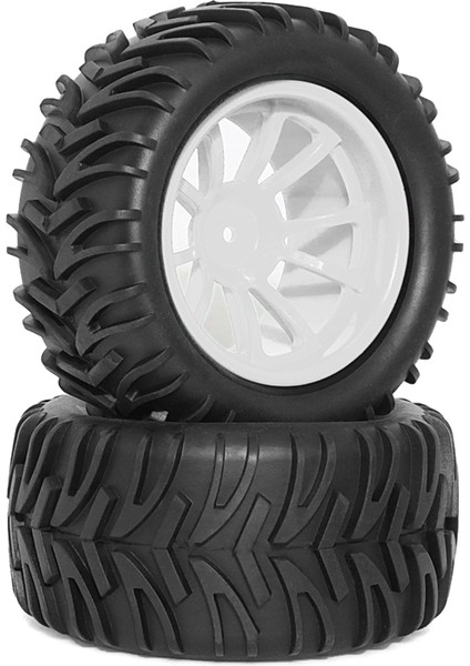 Rc Lastikler 1/10 Kamyon Lastikleri ve Tekerlekler Uzaktan Kumanda Kamyon Lastikleri Sarı (Yurt Dışından) fırsatları