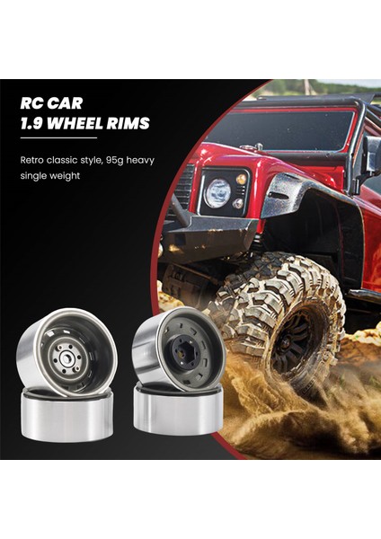 4pcs Ralli 1.9 Metal Beadlock Tekerlek Hub Jant 1/10 Rc Prıger Axıal SCX10 90046 AXI03007 Traxxas Trx4 RC4WD D90,2 (Yurt Dışından) fırsatları