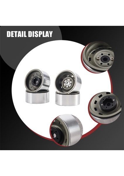 4pcs Ralli 1.9 Metal Beadlock Tekerlek Hub Jant 1/10 Rc Prıger Axıal SCX10 90046 AXI03007 Traxxas Trx4 RC4WD D90,2 (Yurt Dışından) indirimleri