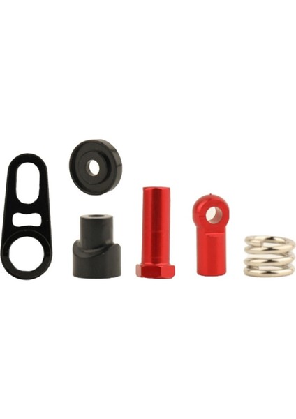 Metal 2 Vitesli Servo Saver Set AXI252025 Eksenel Scx6 1/6 Rc Paletli Araba Yükseltmeleri Parça Aksesuarları, Siyah (Yurt Dışından)