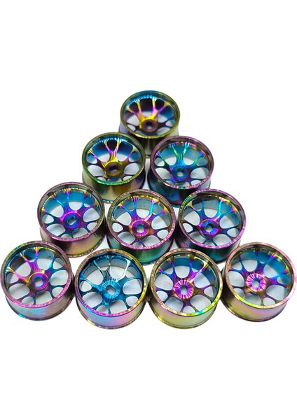 4pcs Rc Araba Drift Lastikleri Wltoys Için Lastik Metal Tekerlek Jant 284131 K969 K989 P939 Kyosho Mini-Z 1/28 Rc Araba Yükseltmeleri Parçalar (Yurt Dışından) fırsatları