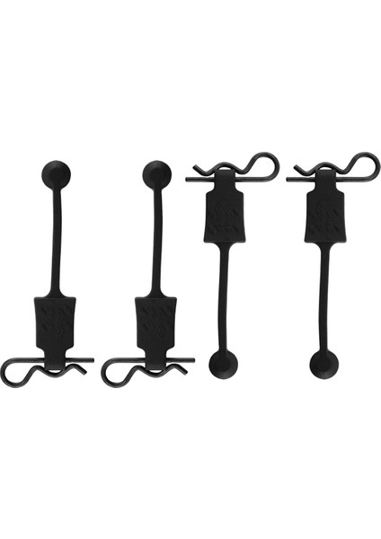 4pcs Lastik Araba Gövdesi Klipsli Tutucu Kabuk 1/10 Arrma Senton Granit Typhon Traxxas Eğik Udd, 4 (Yurt Dışından) modelleri