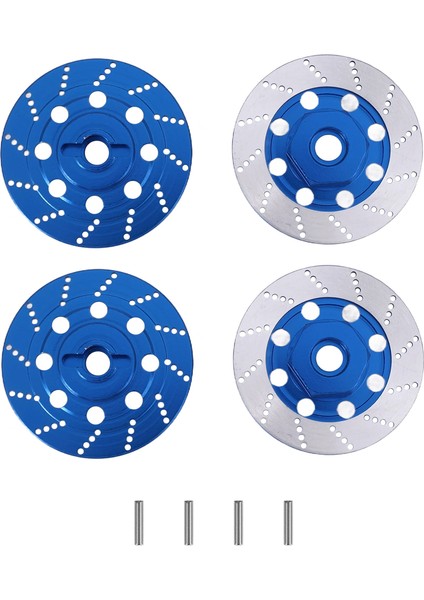 4pcs Metal Fren Disk Tekerleği Jant Kutusu Metal Onay Adaptörü 12/10 Sakura D4 Yol Yarışı Rc Araç Parçaları, Lacivert (Yurt Dışından)