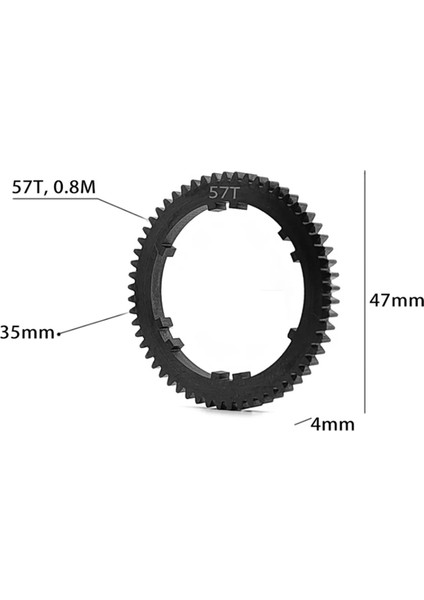 57T Hd Çelik ARA311167 Arrma Için Merkez Farklı Gürlü Dişli 1/8 Mojave 4x4 4s Blx Rc Araba Yükseltme Parçaları (Yurt Dışından) fırsatları