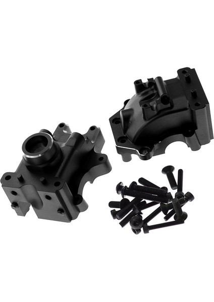 Alüminyum Ön Arka Bulk Başı Şanzıman Muhafazası 9529 1/8 Traxxas Sledge 95076-4 Rc Araba Yükseltmeleri Parça Aksesuarları, Siyah (Yurt Dışından) fırsatları