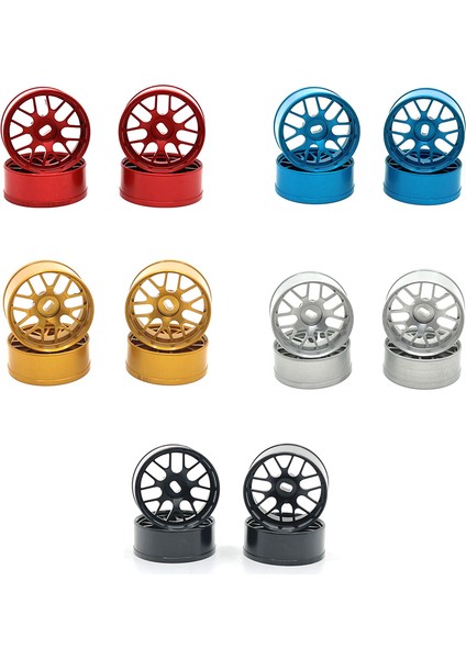 4pcs Metal Tekerlek Jant Tekerlek Göbeği Wltoys Için 284131 K969 K989 K999 P929 Mini-Z Mini-Q Mini-D 1/28 Rc Araba Yükseltme Parçaları, 5 (Yurt Dışından) modelleri