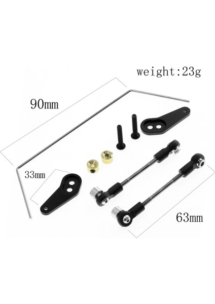 1/10 Off-Road Için Metal Arka Rulo Çubuğu Stabilizatör Rob (Yurt Dışından) fırsatları