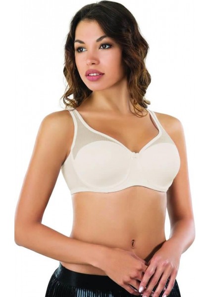 Miraxx Açık Ten Mı Emay 167D Pedli Tül Toparlayıcı Sütyen fiyatları