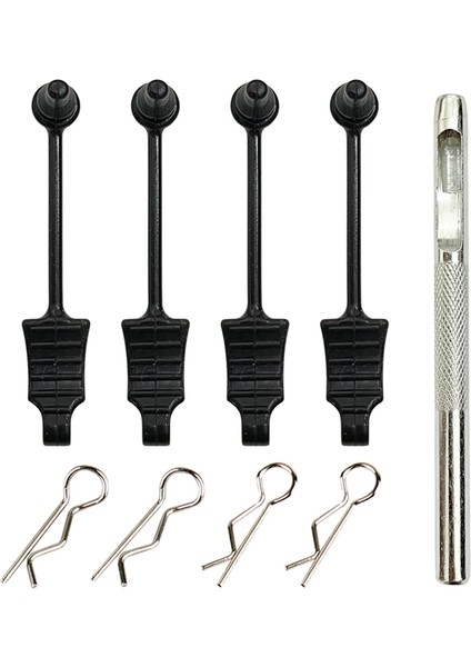 Kauçuk Gövde Klipsli Kabuk Sabit Toka Kilit Wltoys Için Kabuk Deliği Açıcı Mjx Haiboxing 1/12 1/14 1/16 Rc Araba (Yurt Dışından)