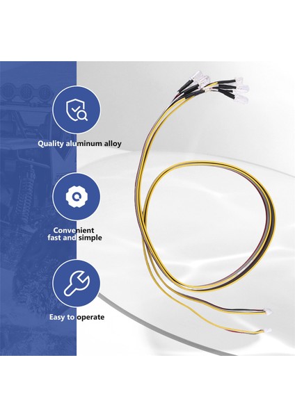 1/8 1/10 Rc Araç 16 LED Işık Sistemi Ön ve Arka Lamba Turn Sinyalleri Tamiya Hsp Hpı Eksenel RC4WD Traxxas (Yurt Dışından) fırsatları