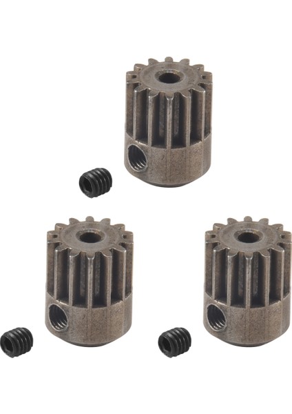 3pcs Metal Motor Dişli Pinyon Dişli Haıboxtıng Hbx 16889 16889A 16890 16890A SG1601 SG1602 Rc Araba Yedek Parçaları (Yurt Dışından) fiyatları