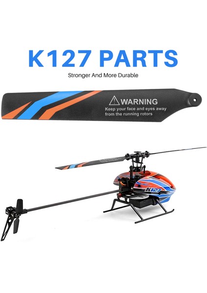 4pcs Wltoys Için Ana Bıçak Pervaneleri Xk K127 Rc Helikopter Uçağı Drone Yedek Yükseltme Parçaları Aksesuarları (Yurt Dışından) fırsatları