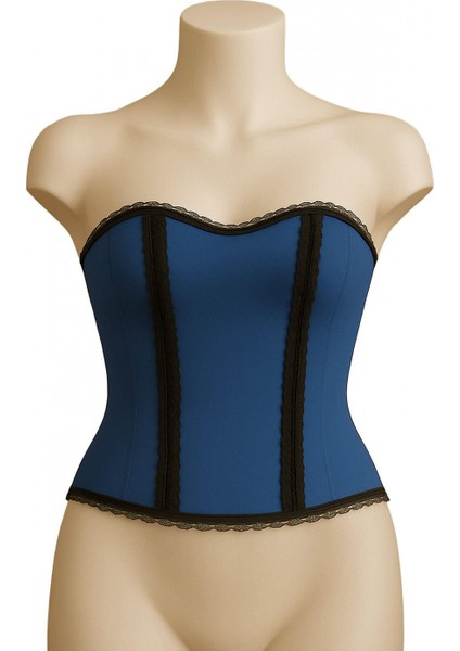 Miraxx Mavi Mı Emay 9155 F Fırfırlı Terletici Büstiyer