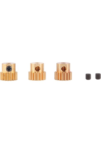 3pcs 3.175MM Mil Pirinç Pinyon Motor Dişli 32DP 48DP 64DP M0.6 1/10 1/8 Rc Araç 3650 3660,17T (Yurt Dışından) modelleri